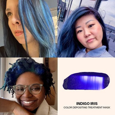 Overtone Indigo Iris Daily Conditioner- Semi-Permanent Blue Hair Color 4.5 oz - New - M2G