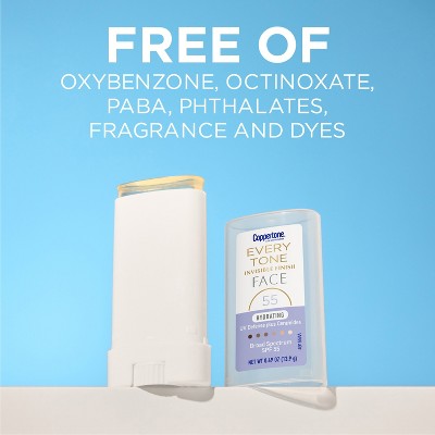 Coppertone Every Tone Sunscreen Face Stick SPF 55+ 0.49 fl oz - Imperfect Box - M2G