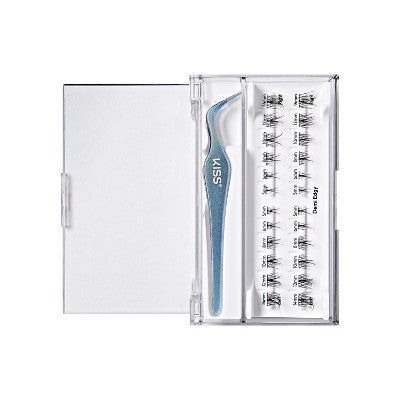 KISS Products imPRESS Long Lasting Press-On Self Adhesive False Eyelashes Demi Edgy 24ct - New - M2G