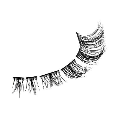 KISS Products imPRESS Long Lasting Press-On Self Adhesive False Eyelashes Demi Edgy 24ct - New - M2G