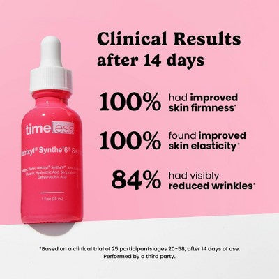 Timeless Skin Care Matrixyl Synthe6 Serum 1 fl oz - Imperfect Box - M2G