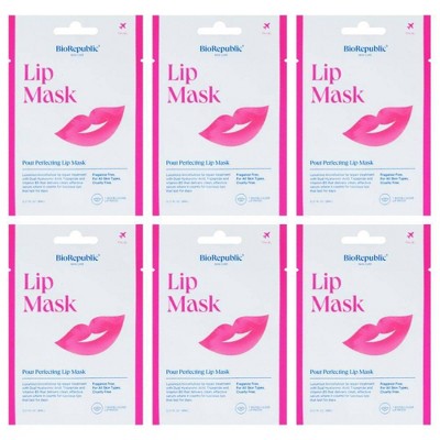 BioRepublic SkinCare Lip Masks 6pk - New - M2G