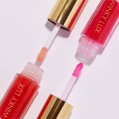Winky Lux Barely There Tinted Lip Oil Luscious 0.12 fl oz - Imperfect Box - M2G