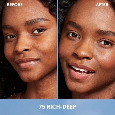 COVERGIRL Simply Ageless Skin Perfector Essence Foundation 75 Rich Deep 1 fl oz - New - M2G