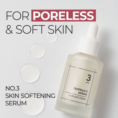 numbuzin No.3 Skin Softening Serum 1.69 fl oz - Imperfect Box - M2G