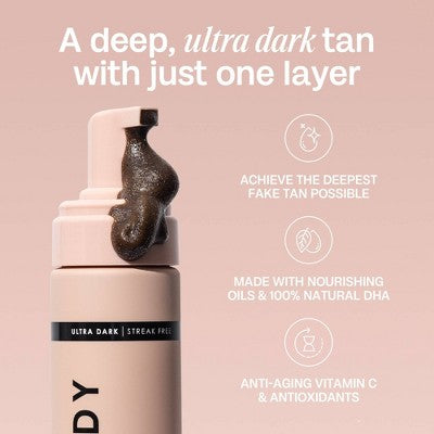Bali Body Ultra Dark Self Tanning Mousse 6.7 fl oz - Imperfect Container - M2G