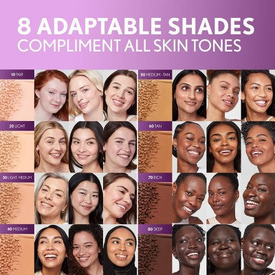 COVERGIRL Simply Ageless Skin Perfector Essence Vegan Foundation 80 Deep 1 fl oz - Imperfect Container - M2G