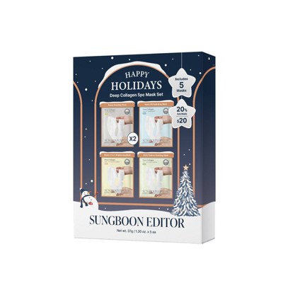 SUNGBOON EDITOR Deep Collagen Overnight Mask Gift Set 5ct - Imperfect Box - M2G