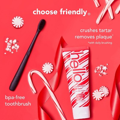hello Holiday Home for the Holidays Toothpaste and Deodorant Travel Toiletry Bag Kit 5pc - New - M2G