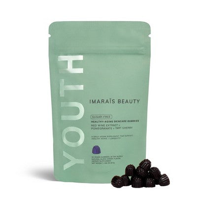 Imarais Beauty Youth Anti-Aging Gummies Vegan and Sugar-Free 30ct - Imperfect Container - M2G
