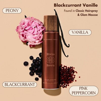 Blake Brown Classic Hairspray Blackcurrant Vanille Vanilla Floral Fragrance 7.5fl oz - Imperfect Container - M2G