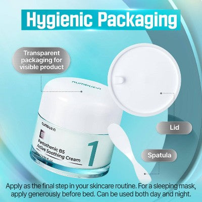 numbuzin No.1 Pantothenic B5 Active Soothing Face Cream 2.7 fl oz - Imperfect Box - M2G