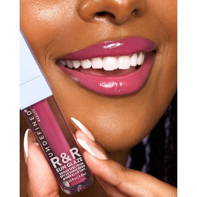 Undefined R&R Sun Glaze Lippie SPF 40 Pink 0.13 fl oz - New - M2G
