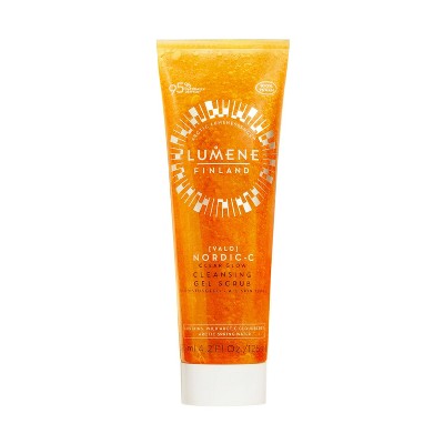 Lumene Valo Clear Glow Cleansing Gel Scrub with Vitamin C 4.2 fl oz - New - M2G