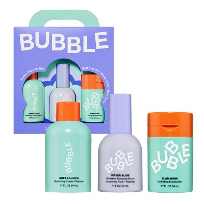 Bubble Skincare Hydro Heroes 3-Step Hydration Routine Kit - Imperfect Box - M2G