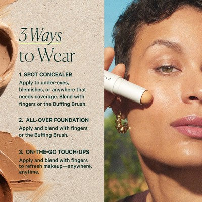 Well People Supernatural Complexion Stick Foundation + Concealer 30 Medium Tan Warm 0.28oz - New - M2G