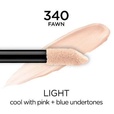L'Oreal Paris Infallible Full Wear Waterproof Concealer 340 Fawn 0.33 fl oz - Imperfect Container - M2G