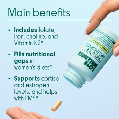 Love Wellness Daily Love Women's Multivitamin 60ct - New - M2G