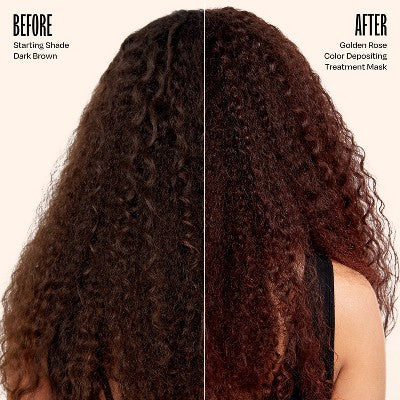 Overtone Golden Rose Hair Mask Semi-Permanent Hair Dye & Color Conditioner - New - M2G