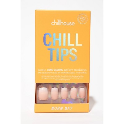 Chillhouse Fake Nails Born day Square 24ct - New - M2G