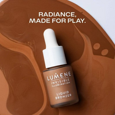 Lumene Invisible Illumination Liquid Bronzer Deep Glow 0.5 fl oz - New - M2G