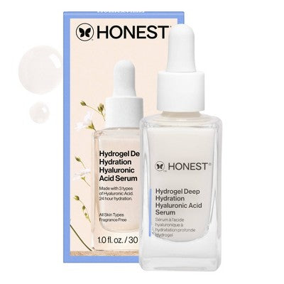 Honest Beauty Hydrogel Deep Hydration Hyaluronic Acid Serum with Rambutan 1 fl oz - Imperfect Boz - M2G