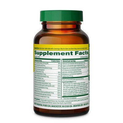 MegaFood Mens Multivitamin 40+ Immune Support 30ct - New - M2G