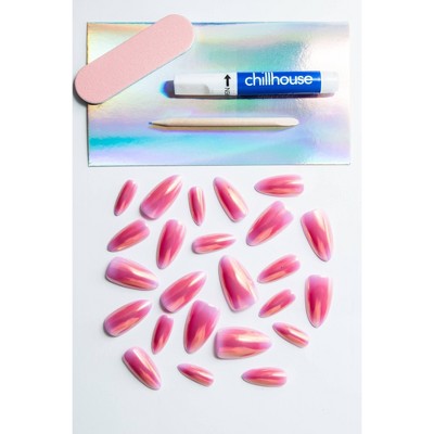 Chillhouse Chill Tips Press-On Fake Nails Unicorn Club 24ct - New - M2G