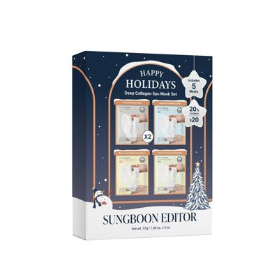 SUNGBOON EDITOR Deep Collagen Overnight Mask Gift Set 5ct - Imperfect Box - M2G