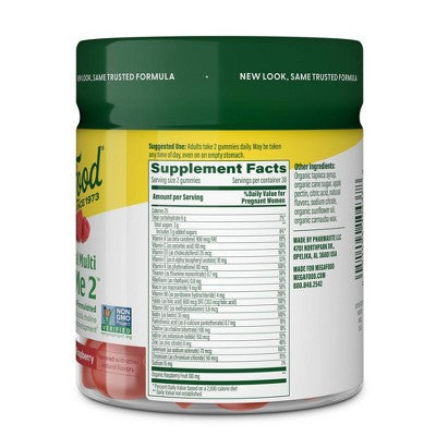 MegaFood Prenatal Gummy Vitamins 60ct - New - M2G