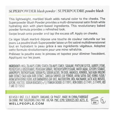 Well People Superpowder Blush Sweet Persimmon 0.17oz - New - M2G
