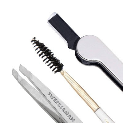 Tweezerman Brow & Facial Grooming Set - New - M2G