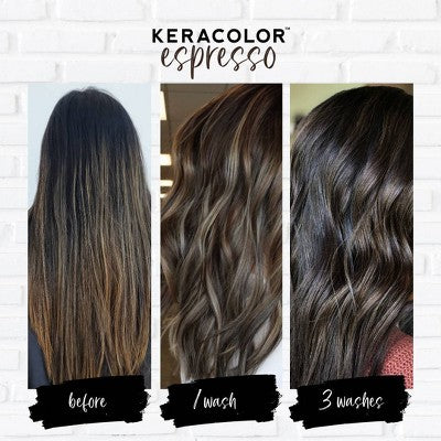Keracolor Color + Clenditioner Temporary Hair Color Espresso 12 fl oz - Imperfect Container - M2G