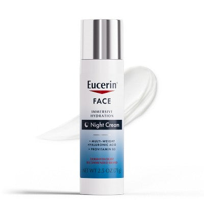 Eucerin Immersive Hydration Face Night Cream 2.5oz - Imperfect Box - M2G
