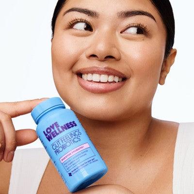 Love Wellness Gut Feelings Probiotics for a Healthy Gut & Immunity 30ct - Imperfect Container - M2G