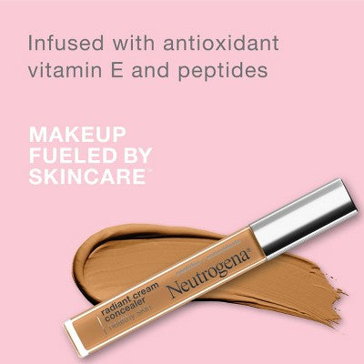 Neutrogena Healthy Skin Radiant Cream Concealer with Peptides + Antioxidants Golden Medium/Deep 01 0.24oz - Imperfect Container - M2G