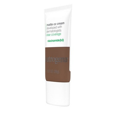 Neutrogena Clear Coverage Flawless Matte Color Correcting Cream, Full-Coverage 9.5 Truffle - New - M2G