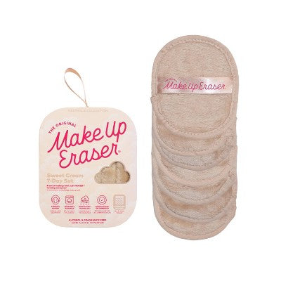 MakeUp Eraser Sweet Cream Skincare Tool Set With Laundry Bag 7ct - New - M2G