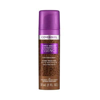 COVERGIRL Simply Ageless Skin Perfector Essence Foundation 75 Rich Deep 1 fl oz - New - M2G