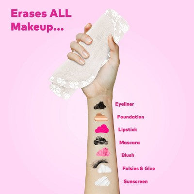 MakeUp Eraser Wifey Head Band/Wrist Guard/Wipe 3ct - New - M2G