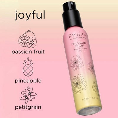 Pacifica Passion Fruit Hair; Body Mist 5 fl oz - New - M2G