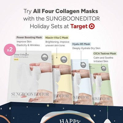 SUNGBOON EDITOR Deep Collagen Overnight Mask Gift Set 5ct - Imperfect Box - M2G