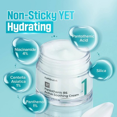numbuzin No.1 Pantothenic B5 Active Soothing Face Cream 2.7 fl oz - Imperfect Box - M2G