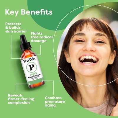 TruSkin Peptide Facial Serum with Vitamin B5 and Green Tea 1 fl oz - New - M2G