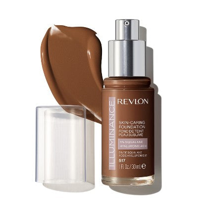 Revlon Illuminance Skin-Caring Foundation Amber 1 fl oz - Imperfect Container - M2G