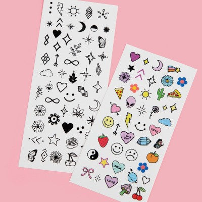 JAPONESQUE Nailed It! Art Kit. Inked By Dani Nail Art Tattoos 6pc - New - M2G