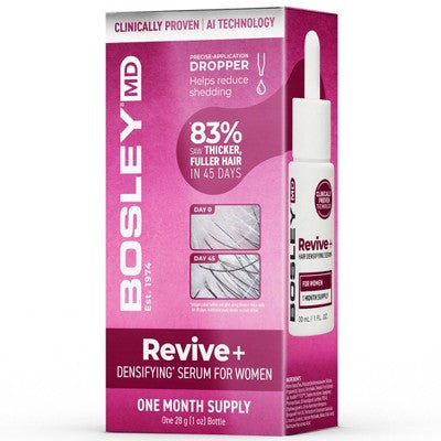 BosleyMD Revive + Densifying Hair Regrowth Serum for Women 1 fl oz - Imperfect Box - M2G