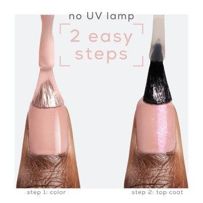 essie gel by essie Evergreen Fantasy Longwear Duo Gift Set Vegan Nail Polish Set 2pc - Imperfect Box - M2G