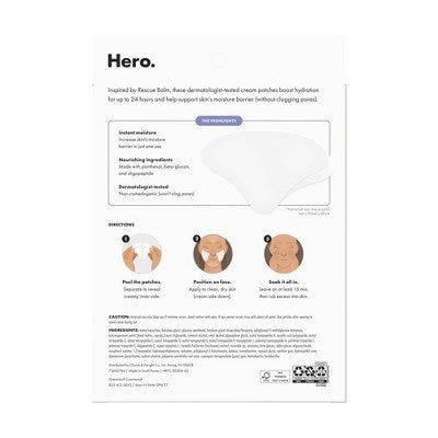 Hero Cosmetics Rescue Patch 6ct - New - M2G