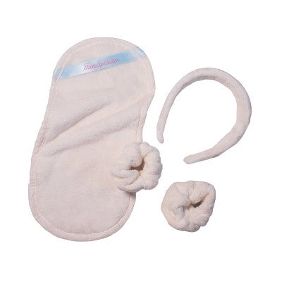 MakeUp Eraser Wifey Head Band/Wrist Guard/Wipe 3ct - New - M2G